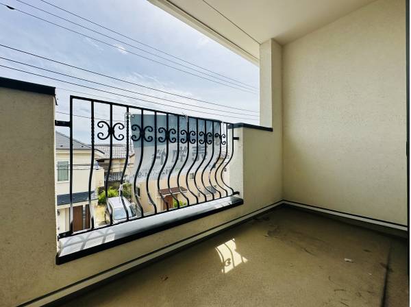 開放感溢れるバルコニー