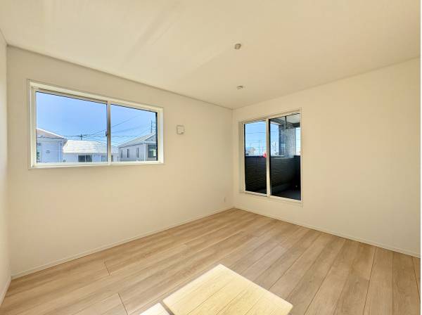 ２面採光の居室