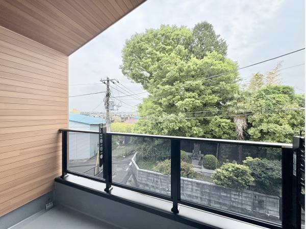2階バルコニーから眺める眺望