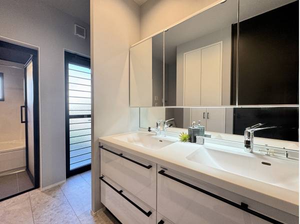 ダブルタイプの洗面