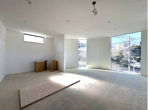 明るく開放的なリビングです。