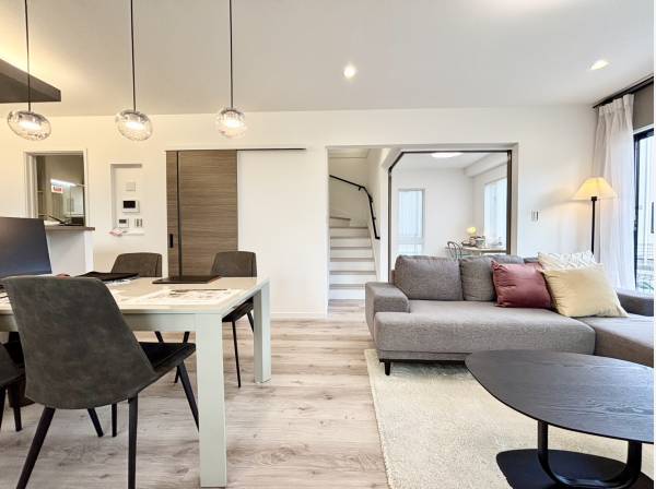 奥にはキッズスペースがあり、子供部屋にも活躍！