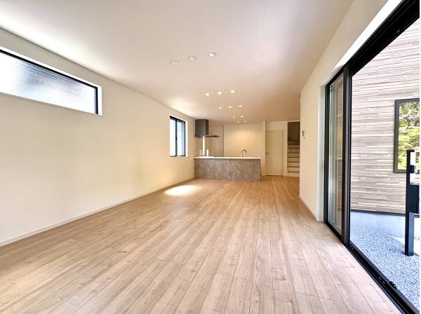 開放的なLDKです。