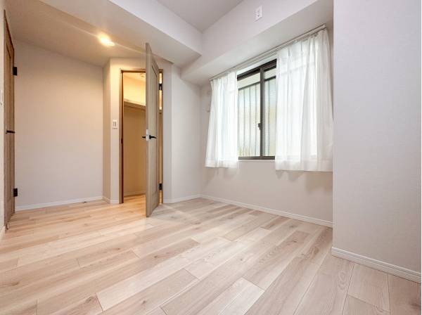 3つのウォークインクローゼットを完備した間取り