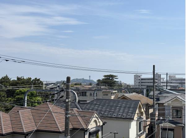 湘南の象徴「江ノ島」を望む。花火大会も愉しめますね