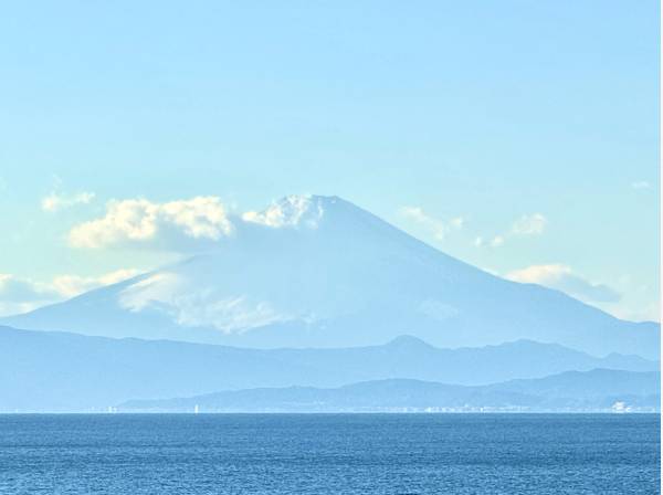 富士山がはっきりと見えます