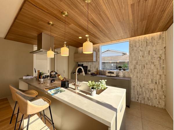 新しい家の、お気に入りの場所。それはやっぱりアイランドキッチン。