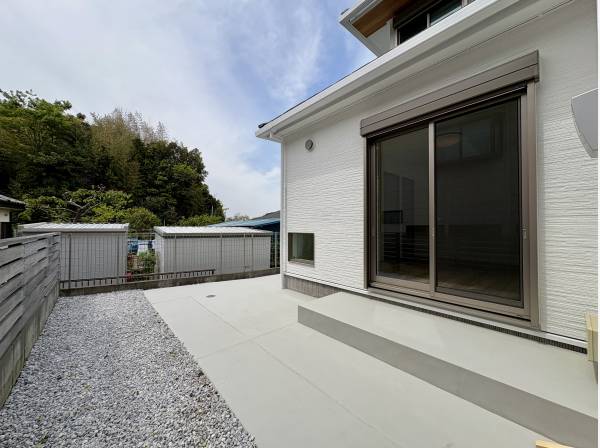 ゆとりあるお庭スペース