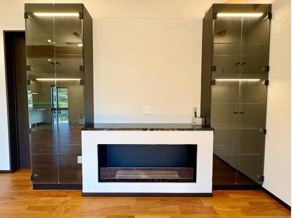 リゾートハウスにふさわしい暖炉付き！