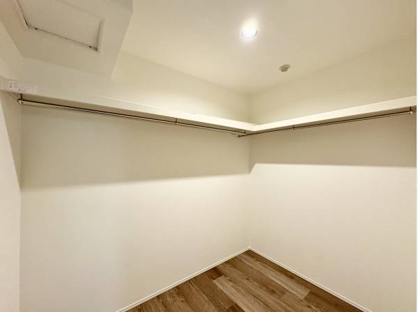 各お部屋にウォークインクローゼットを完備！