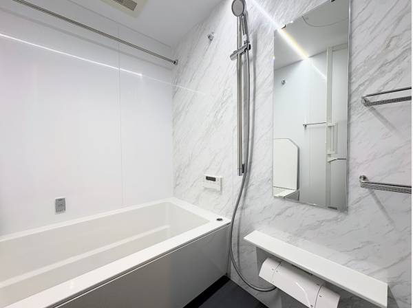 1日の疲れを癒すバスルーム