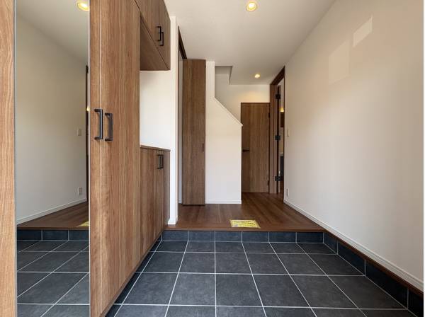 ゆとりの玄関スペース