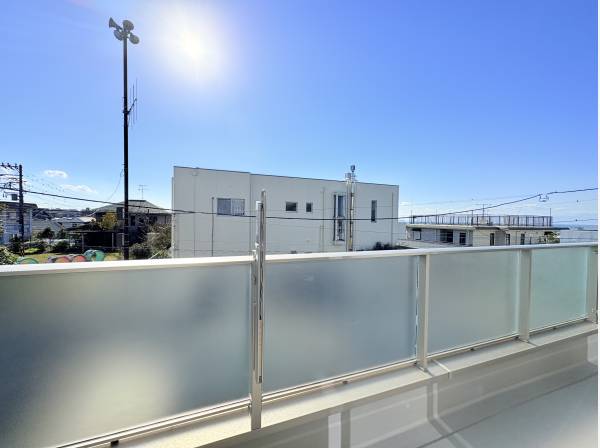 南向きのワイドバルコニー