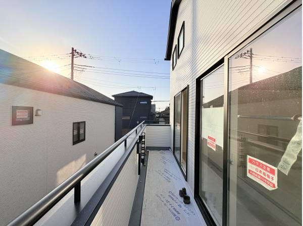 南向きバルコニー