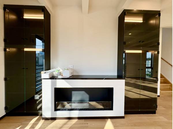 オシャレな暖炉付き！