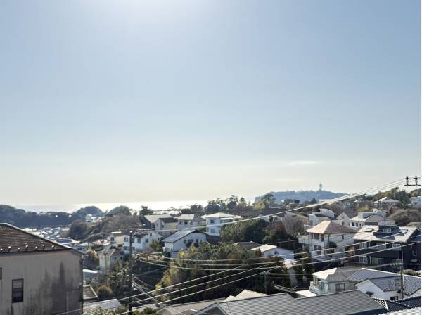 江の島を望む眺望