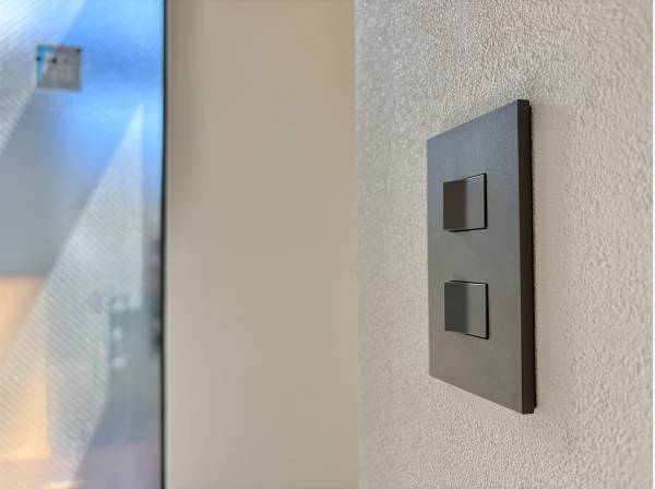 照明のスイッチもおしゃれです。