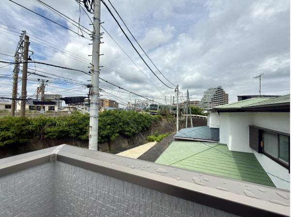 開放感のある眺望！電車好きなお子様も喜ぶトレインビューが魅力です