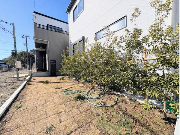 ガーデニングのできるお庭です