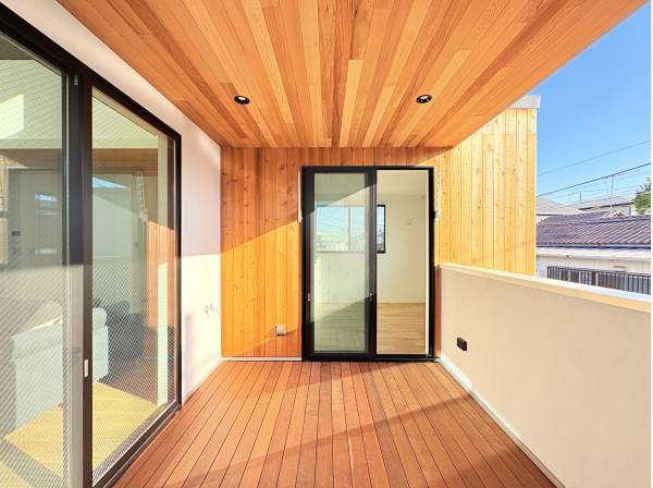 日入りの良い南バルコニー