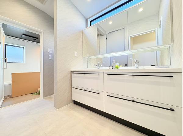 ダブルボールの洗面化粧台