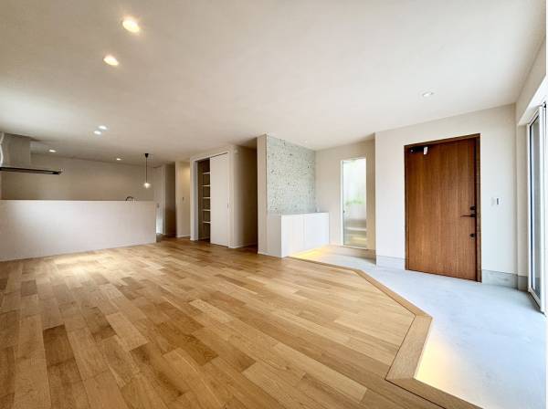 約21帖の広々としたLDKスペース