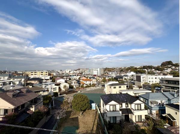 ご覧の眺望が広がります。