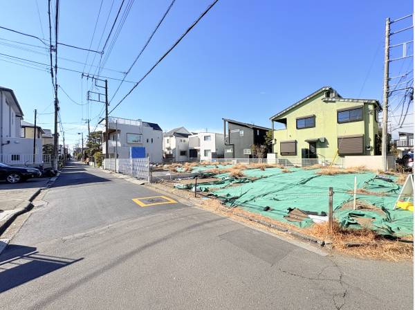 東南向きの日当りの良い立地条件