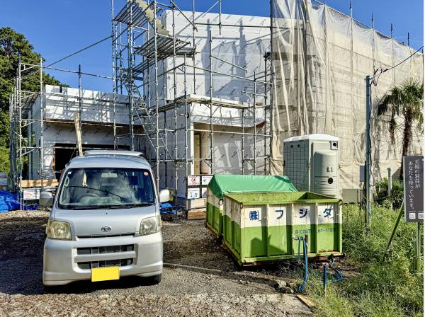 建物完成は間もなくです