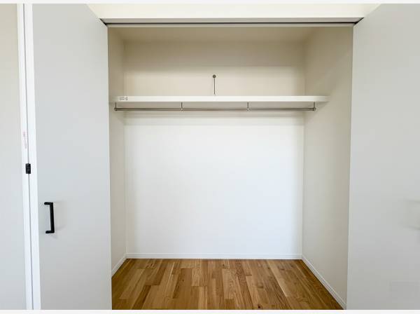 各部屋しっかりと収納が備わります
