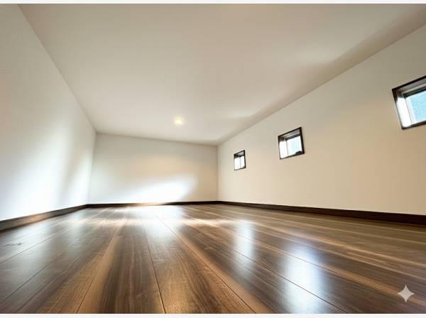 小屋裏収納は大容量です。