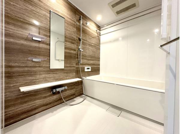 1日の疲れを癒すバスルーム