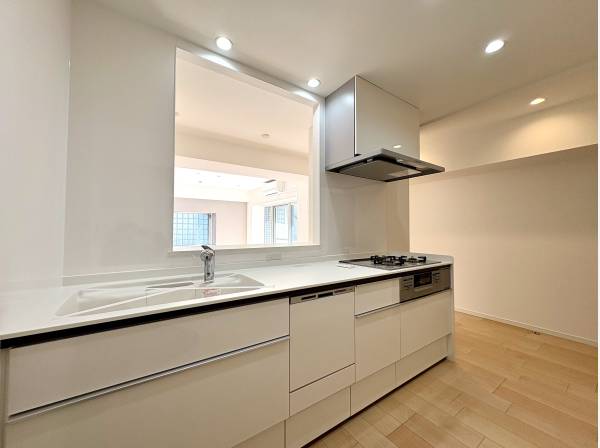 対面式システムキッチンは食洗機と上好き付き