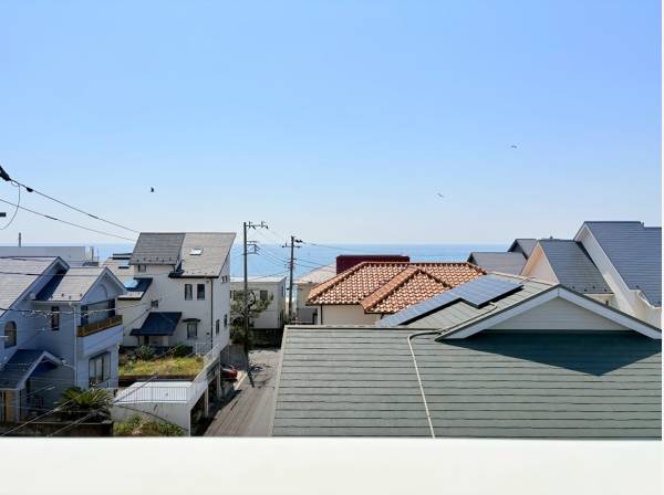 海が見える眺望です