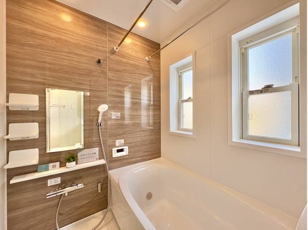 心落ち着く浴室は日々の疲れを優しく取ってくれます