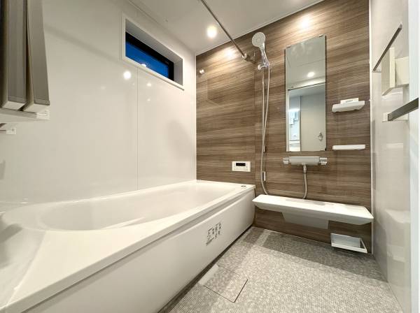 1日の疲れを癒すバスルーム