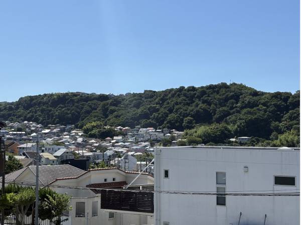 建物2階レベルからの眺望です。