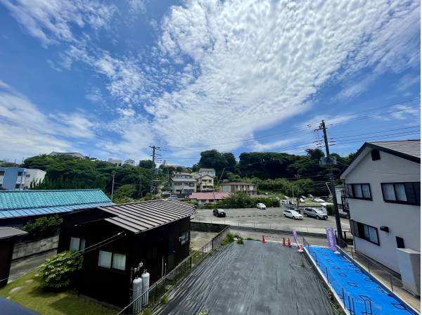 海は見えませんが豊かな自然と海風を感じれます