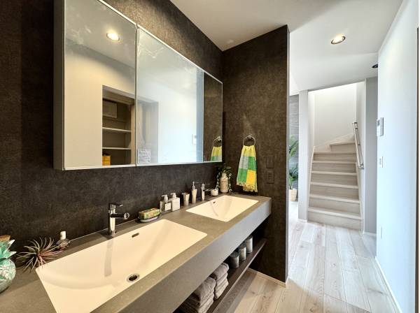 ダブルタイプの洗面