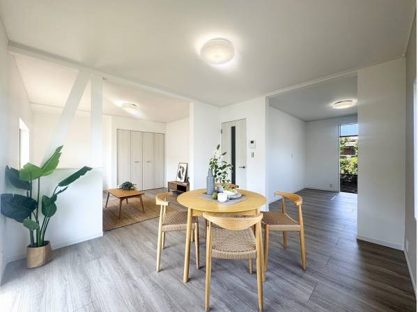 リビング・ダイニング・キッチンは程よい独立感があります