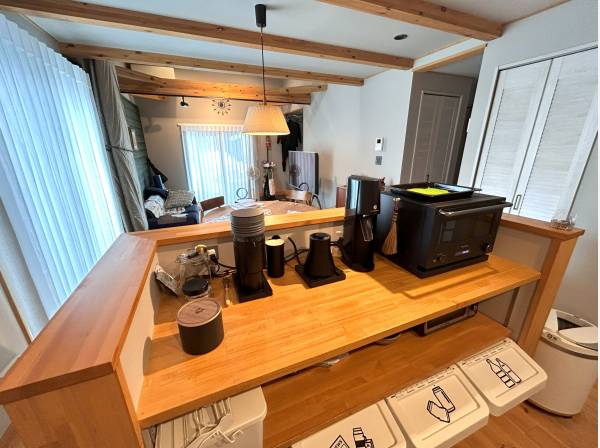 対面式の作業台