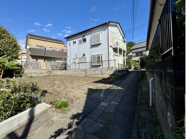 前面道路の様子(西側から撮影)