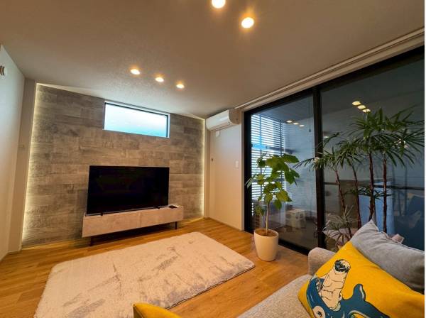 テラスと繋がるリビングは約7.9帖！