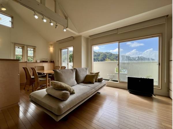 リビングからでもしっかりと水平線を望めます