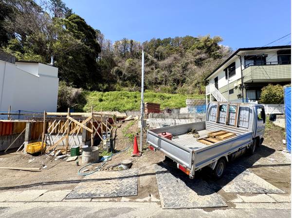 建築中の現地です。