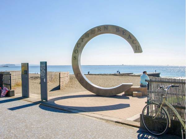 サザンビーチまで徒歩2分！（約150m）