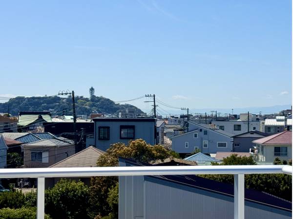 江ノ島が見えました
花火も期待出来そう