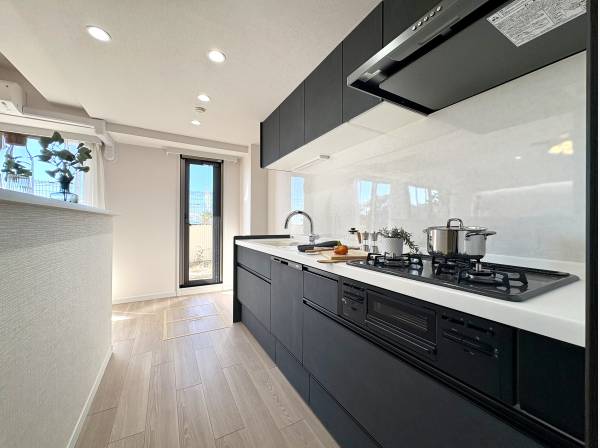 ゆったりとした空間のキッチン