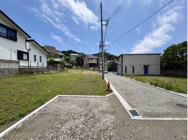 区画整理のされた開発分譲地