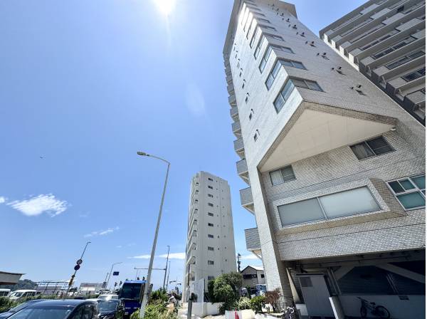 海岸線ロードサイドの立地